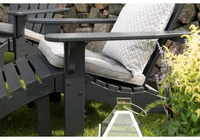 Шезлонг из сосны Тенесси чёрный 2022 г.