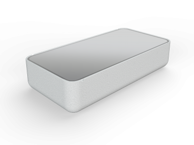 Стол BERKANO Grace средний со стеклом Snow White 2025 г.