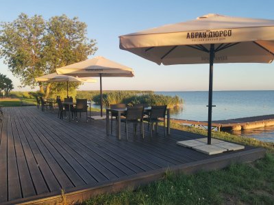 Зонт для кафе телескопический 3х3 м. 2024 г.