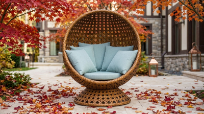 Плетеное кресло из искусственного ротанга ЭГА