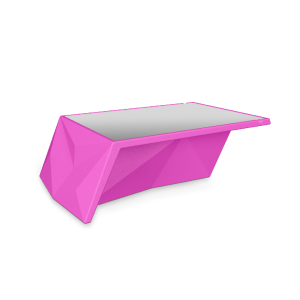 Стол BERKANO Quaro со стеклом Snow White 2025 г.