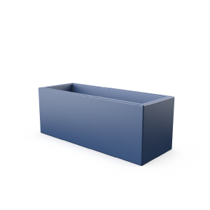 Кашпо BERKANO Cubric 30*80 Snow White 2025 г.