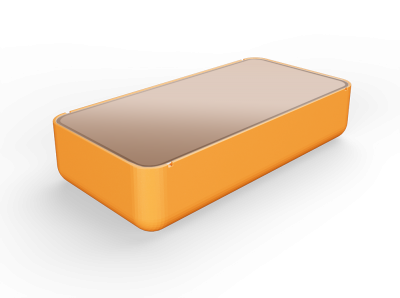 Стол BERKANO Grace средний со стеклом Snow White 2025 г.