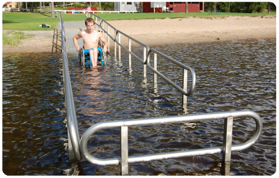Пандус для купания (пандус для входа в воду) 2025 г.