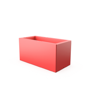 Кашпо BERKANO Cubric 40*100 Snow White 2025 г.