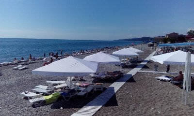 Большой пляжный телескопический зонт Альбатрос. 4х4 м., квадратный. 2025 г.