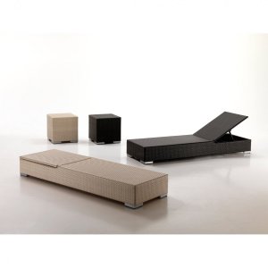 Шезлонг-лежак плетеный АЙОН 2025