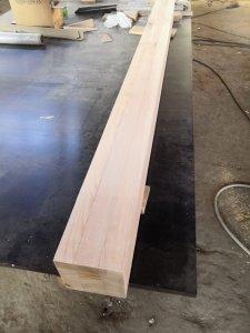 Брус лиственницы клееный цельноламельный