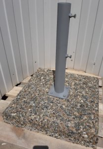 Большой пляжный телескопический зонт Альбатрос. 4х4 м., квадратный. 2025 г.