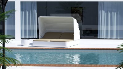 Шезлонг Grace Double Canopy с подушками 2025 г.