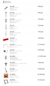 ПОНТОННЫЕ ЭЛЕМЕНТЫ И ФУРНИТУРА