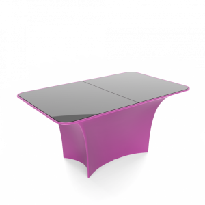 Стол BERKANO Oasis со стеклом Snow White 2025 г.