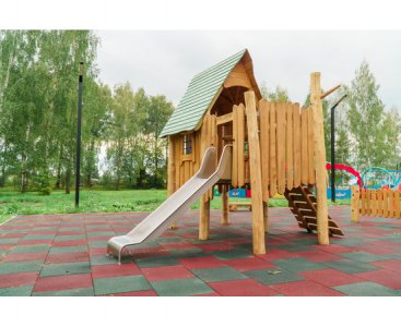 Домик с горкой ЭКО LM 2025 г.