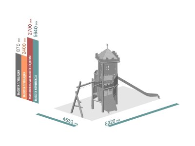 ДЕТСКИЙ ИГРОВОЙ КОМПЛЕКС ЭКО 226