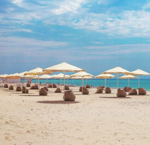 Пляжный зонт Буревестник. Пляжный круглый зонт диаметром 3,0 м (шесть спиц). 2025 г.