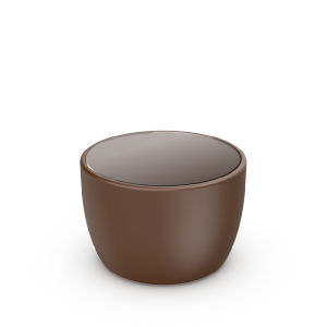 Стол BERKANO Smable с стеклом Snow White 2025 г.