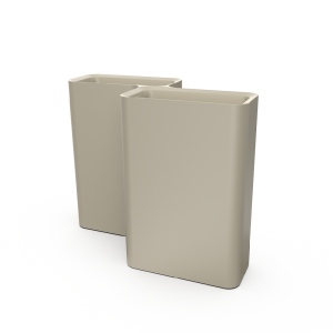 Кашпо BERKANO Vittorio 82 DB Snow white 2025 г.