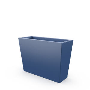 Кашпо BERKANO Trapezio 70H DB Snow White 2025 г.