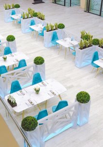 Кашпо BERKANO Icelandic Horizontal DB Snow White 2025 г.