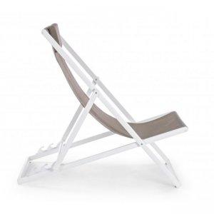 Кресло-шезлонг металлическое текстиленовое Taylor