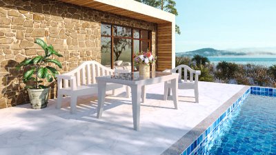 Скамейка BERKANO Province Snow White 2025 г.