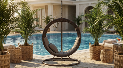 Плетеное кресло из искусственного ротанга ЭГАРА