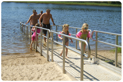 Пандус для купания (пандус для входа в воду) 2025 г.