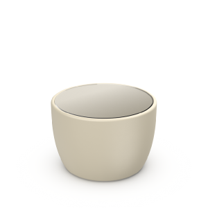 Стол BERKANO Smable с стеклом Snow White 2025 г.