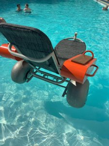 Кресло-коляска инвалидная пляжная для плавания АФАЛИНА