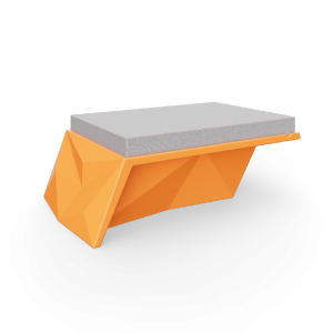 Угловой модуль BERKANO Quaro с подушками Snow White / Bone Brown 2025 г.