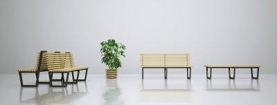 Скамейка уличная ЮЖНЫЙ ПАРК 2023 г.