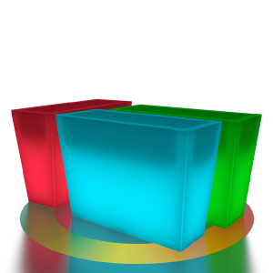 Кашпо BERKANO Trapezio 70H DB Snow White 2025 г.