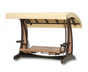 Дачные деревянные качели &quot;Валенсия III&quot; Классик 2025 г.