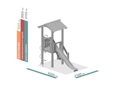 ДЕТСКИЙ ИГРОВОЙ КОМПЛЕКС ЭКО 03