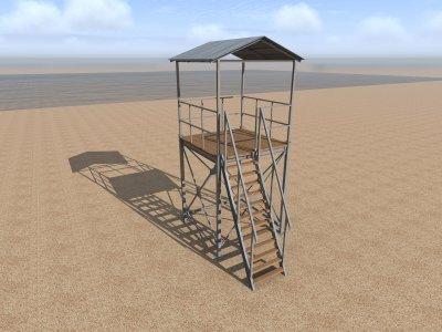 Спасательная вышка для пляжа. 2024 г.