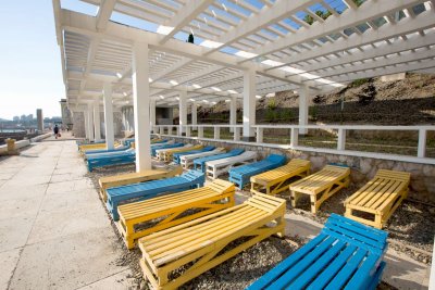 Навесы теневые для пляжа. Металл. Нержавейка. Дерево, окрашивание. Любая площадь и конфигурация. Заказ 2024 г.