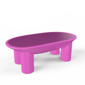 Стол BERKANO SLON со стеклом Snow White 2025 г.