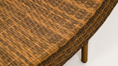 Шезлонг-лежак плетеный КРЫМ 2025 г.