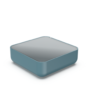 Стол BERKANO Grace с стеклом Snow White 2025 г.