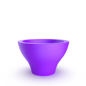 Кашпо BERKANO Vetro 50 Snow White 2025 г.