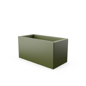 Кашпо BERKANO Cubric 40*100 Snow White 2025 г.