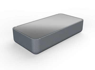 Стол BERKANO Grace средний со стеклом Snow White 2025 г.