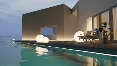 Шар Orby 100 Snow White Light 2025 г.