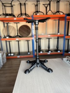 НОЖКА СТОЛА ЧУГУННАЯ, СЕРИЯ BISTROT, ЧЕРНАЯ, ДЛЯ БАРА, АРТИКУЛ 3063 КЛАССИКА