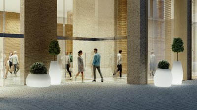 Кашпо BERKANO Bend 80 Snow White 2025 г.