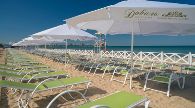 Пляжный зонт Пеликан. Большой пляжный зонт диаметром 4 м., круглый. 2026 г.