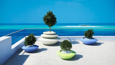 Кашпо BERKANO Scodella 60 DB Snow White 2025 г.