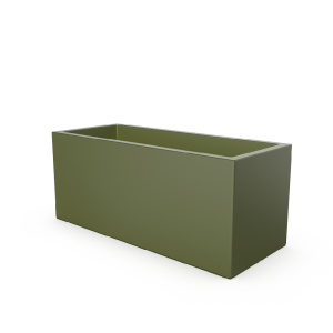 Кашпо BERKANO Cubric 120*50 Snow White 2025 г.