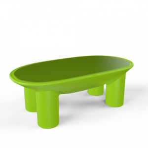 Стол BERKANO SLON со стеклом Snow White 2025 г.