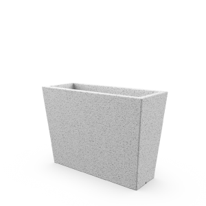 Кашпо BERKANO Trapezio 70H DB Snow White 2025 г.